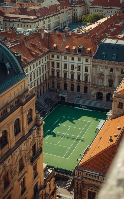 Tennis elegante a Vienna – Aeroporto di Vienna-Schwechat